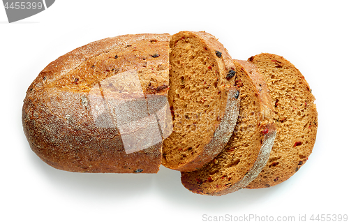 Image of freshly baked sliced bread