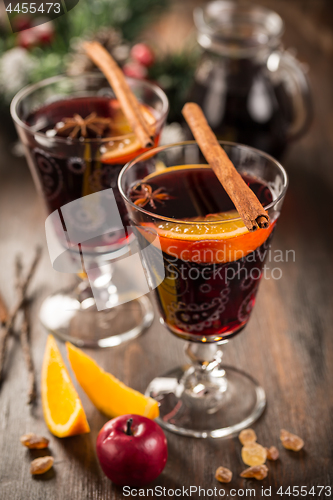 Image of Mulled wine or hot punch for Xmas