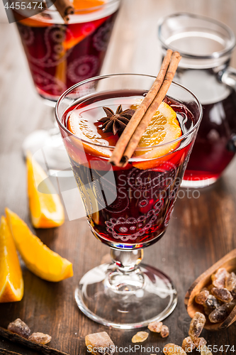 Image of Mulled wine or hot punch for Xmas