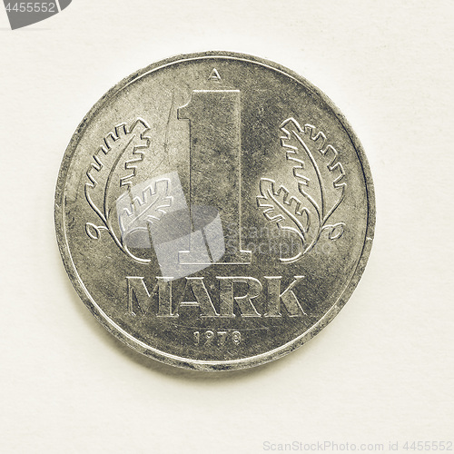 Image of Vintage One mark from DDR