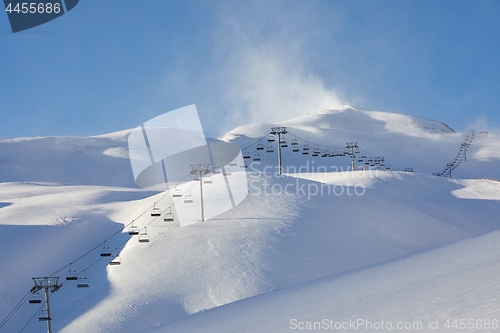 Image of Skiing slopes in the alps