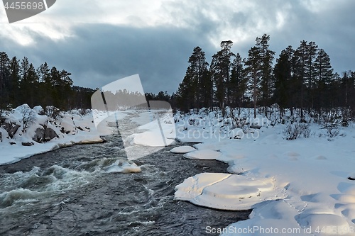 Image of Winter River Flow