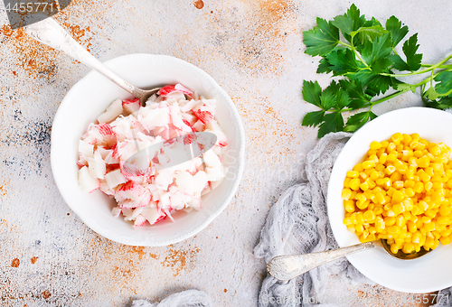 Image of ingredients for salad