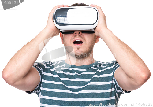 Image of Man with VR glasses