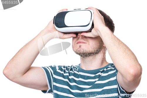 Image of Man with VR glasses