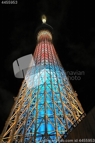 Image of Tokyo Skytree at night