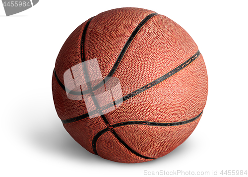 Image of Old basketball ball