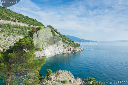 Image of View of a small bay in Croatia