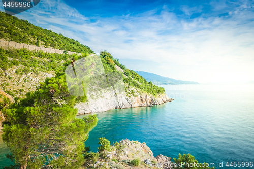 Image of View of a small bay in Croatia