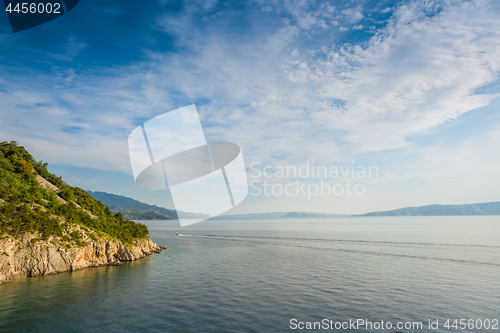 Image of View of a small bay in Croatia