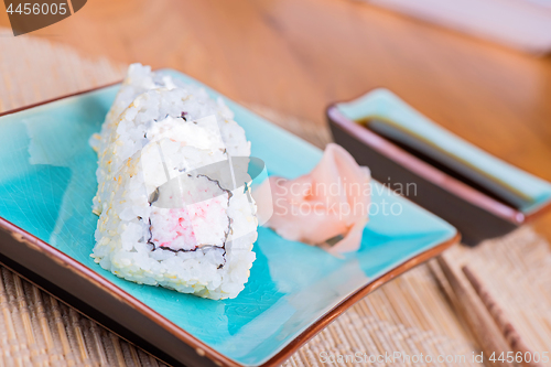 Image of California maki sushi with crab meat