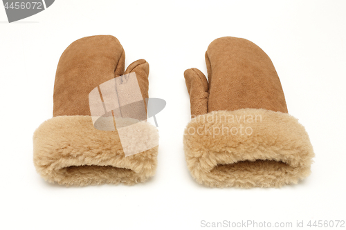 Image of Leather Mittens