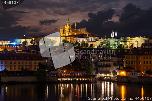 Image of Old Prague in evening