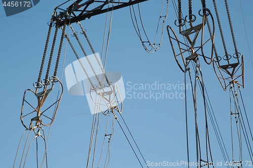 Image of Electric lines above