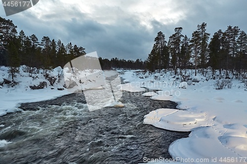 Image of Winter River Flow