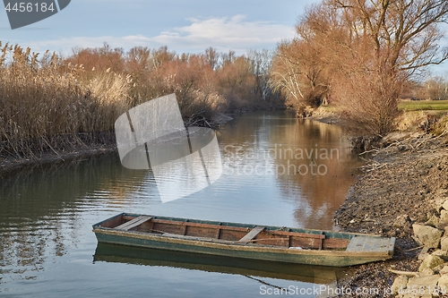 Image of Lakeside winter landscape