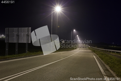 Image of Road at night