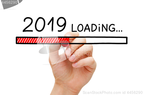 Image of New Year 2019 Loading Concept