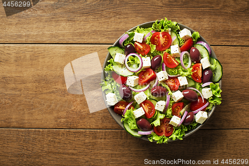 Image of Salad with feta cheese
