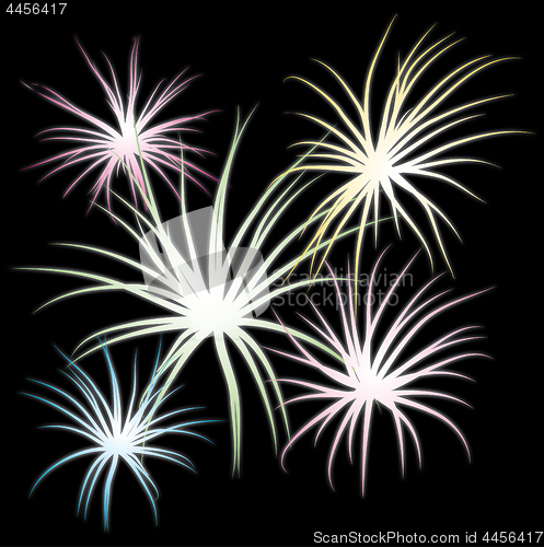 Image of Set of fireworks, part 2