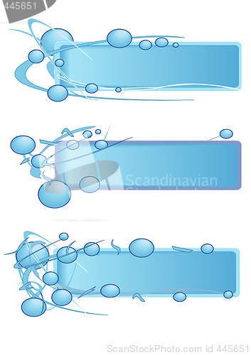 Image of Bead Banner Frames Blue