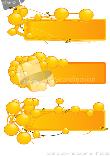 Image of Bead Banner Frames Gold