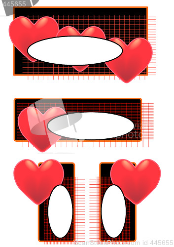 Image of Big Heart Tags Oval