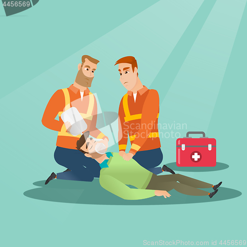 Image of Emergency doing cardiopulmonary resuscitation