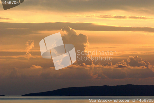 Image of Sunset on the Adriatic sea 