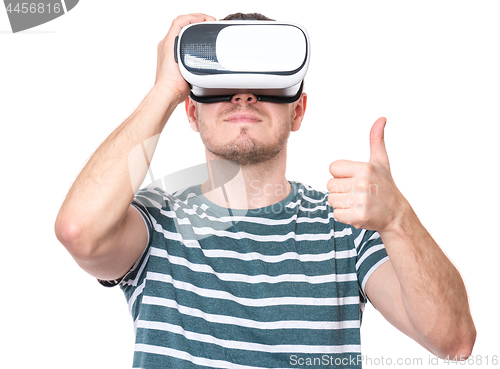 Image of Man with VR glasses