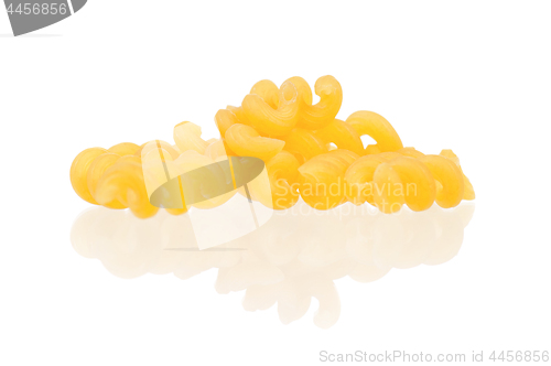 Image of Raw pasta on white