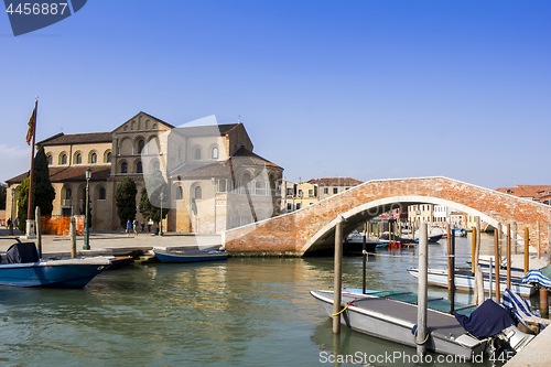 Image of View of a canal at the Islands of Murano in Venice