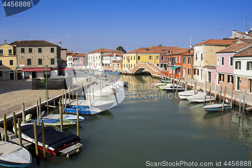 Image of View of a canal at the Islands of Murano in Venice