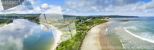 Image of Tomakin beach coastal Panorama