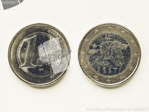 Image of Vintage Estonian 1 Euro coin