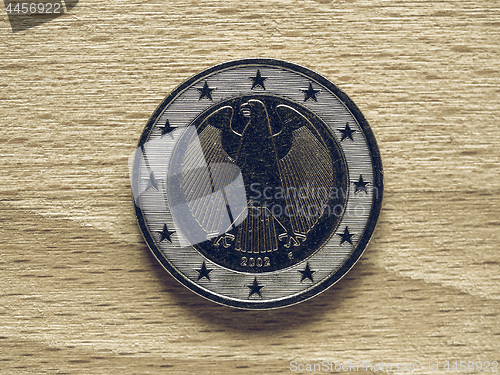Image of Vintage Two Euro coin money
