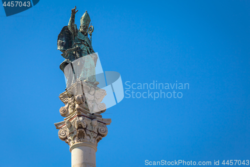 Image of Santo Oronzo Column in Lecce, Italy