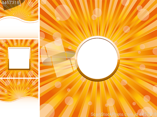 Image of Set of abstract colorful backgrounds, part 22