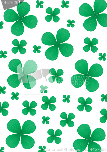 Image of Green clover background for St.Patrick day