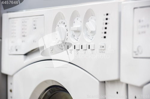 Image of washing mashine control panel