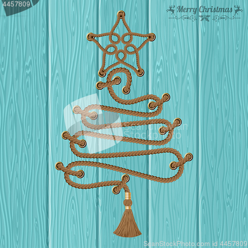 Image of Christmas Tree from Ropes