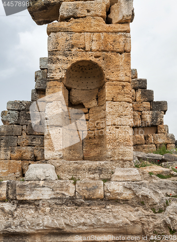 Image of Ruins of ancient city, Hierapolis near Pamukkale, Turkey