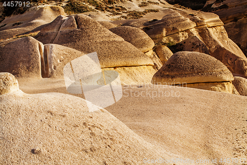 Image of Fairy houses stone cliffs