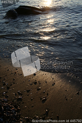 Image of Sunset by the ocean