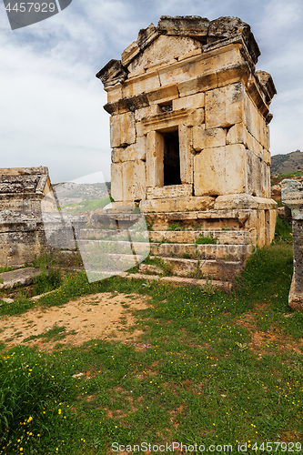 Image of Ruins of ancient city, Hierapolis near Pamukkale, Turkey