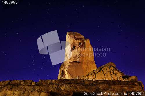 Image of Night Goreme city, Turkey