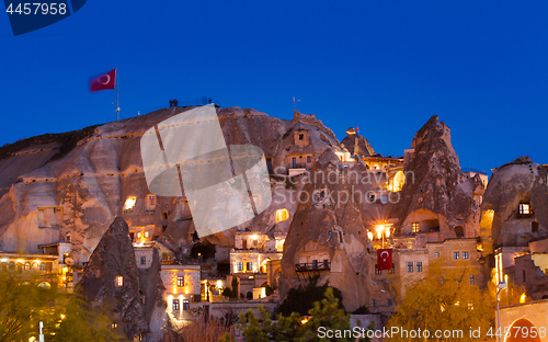 Image of Night Goreme city, Turkey