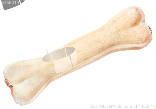 Image of Dog bone food on white