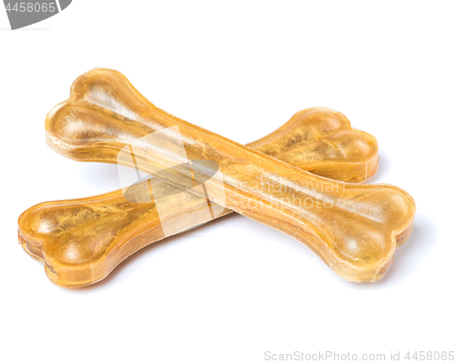 Image of Dog bone food on white