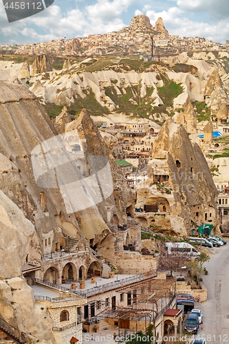 Image of Famous cave hotels in Goreme, Capadokkia